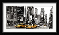 Taxi in Times Square, NYC Fine Art Print