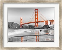 Baker Beach and Golden Gate Bridge, San Francisco 1 Fine Art Print