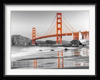 Baker Beach and Golden Gate Bridge, San Francisco 1 Fine Art Print