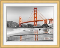 Baker Beach and Golden Gate Bridge, San Francisco 1 Fine Art Print