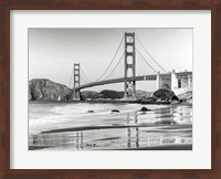 Baker Beach and Golden Gate Bridge, San Francisco 2 Fine Art Print