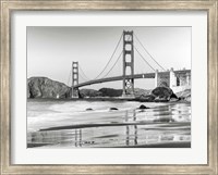 Baker Beach and Golden Gate Bridge, San Francisco 2 Fine Art Print
