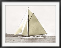 Yacht on Sydney Harbour Fine Art Print