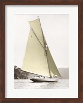 Vintage yacht Fine Art Print