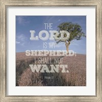 Psalm 23 The Lord is My Shepherd - Photo Fine Art Print