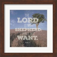 Psalm 23 The Lord is My Shepherd - Photo Fine Art Print