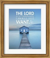 Psalm 23 The Lord is My Shepherd - Lake Fine Art Print