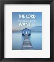 Psalm 23 The Lord is My Shepherd - Lake Fine Art Print