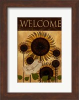 Sunflowers Welcome Fine Art Print