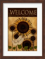 Sunflowers Welcome Fine Art Print