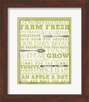 Farm Fresh Typography Fine Art Print