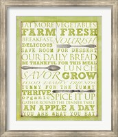 Farm Fresh Typography Fine Art Print