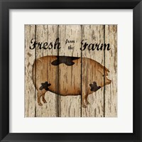 Farm Fresh Pork Framed Print