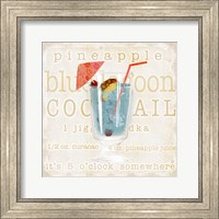Blue Lagoon Cocktail Fine Art Print