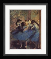 Blue Dancers Fine Art Print