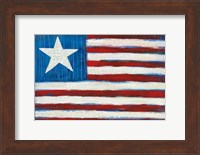 Modern Americana Flag Fine Art Print