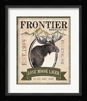 Frontier Brewing II Framed Print