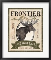 Frontier Brewing II Framed Print