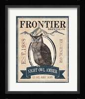 Frontier Brewing III Framed Print