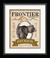 Frontier Brewing IV Framed Print