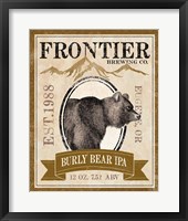Frontier Brewing IV Framed Print