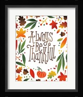 Harvest Time Always Be Thankful Fine Art Print