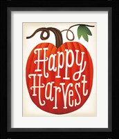 Harvest Time Happy Harvest Pumpkins Fine Art Print