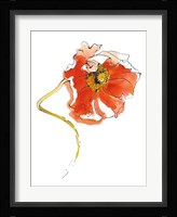 Red Icelands II on White Framed Print