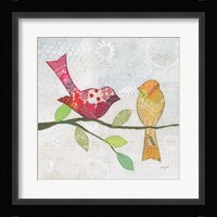 Catching Up III Framed Print