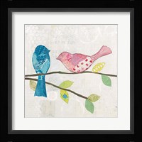 Catching Up V Framed Print