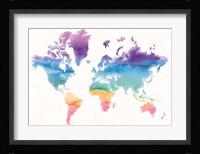 Watercolor World Fine Art Print