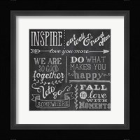 Inspiration Chalkboard III Fine Art Print