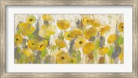 Floating Yellow Flowers I Fine Art Print