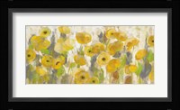 Floating Yellow Flowers I Fine Art Print