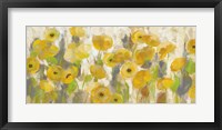 Floating Yellow Flowers I Fine Art Print