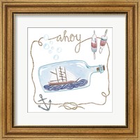 Ship in a Bottle Ahoy Fine Art Print
