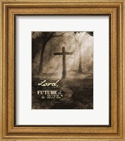 Jeremiah 29:11 For I know the Plans I have for You (Sepia Cross) Fine Art Print
