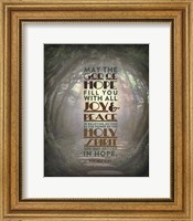 Romans 15:13 Abound in Hope (Forest) Fine Art Print