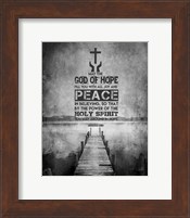 Romans 15:13 Abound in Hope (Black & White) Fine Art Print