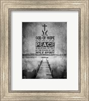 Romans 15:13 Abound in Hope (Black & White) Fine Art Print