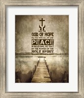 Romans 15:13 Abound in Hope (Sepia) Fine Art Print