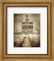 Romans 15:13 Abound in Hope (Sepia) Fine Art Print