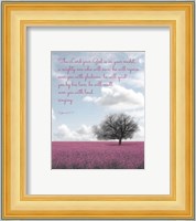 Zephaniah 3:17 The Lord Your God (Colored Landscape) Fine Art Print