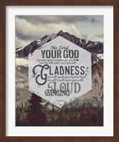 Zephaniah 3:17 The Lord Your God (Mountains) Fine Art Print