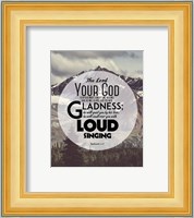 Zephaniah 3:17 The Lord Your God (Mountains 2) Fine Art Print