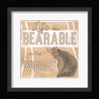 Lodge Life III Framed Print