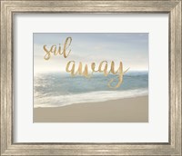 Beach Sail Away Fine Art Print
