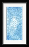 Cobalt Deco Panel II Framed Print