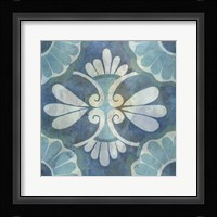 Patinaed Tile II Framed Print
