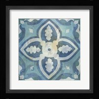 Patinaed Tile IV Framed Print